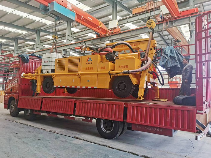 疫情防控不松懈，柴油機礦用混凝土濕式噴射車(chē)正常發(fā)貨！